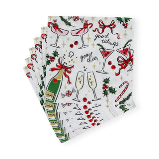 Let's Be Merry Paper Cocktail Napkins, Pkg/20 - La Cuisine