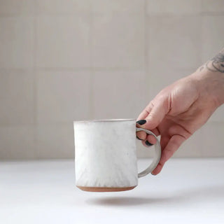 Handmade Minimalist Coffee Cup, Off-White - La Cuisine