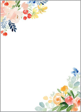 "Write-On" Pad -  Lovely Blossoms - La Cuisine