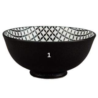 Bellissimo Bowls, Black & White Assorted - Sold Individually - La Cuisine