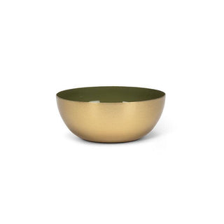 Mini Enamel Bowl-Moss Green-4"D