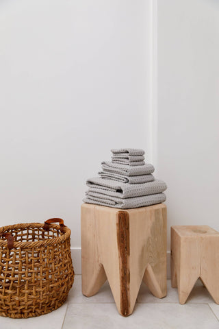 Stone Waffle Washcloth Set - La Cuisine