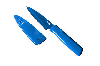 Paring Knife Colori Serrated - Blue - La Cuisine