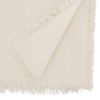 Fringe Runner: Ivory / 16"x72"