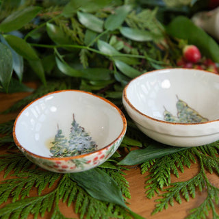 Natale Small Oval Bowl Set of 2 - Christmas - La Cuisine