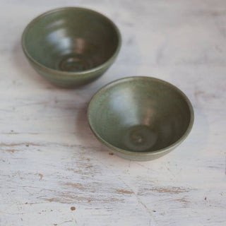 Artist Choice Little Bowls in Sage Green - La Cuisine
