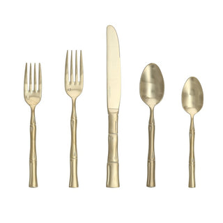Royal Pacific Brushed Champagne 5PC Place Setting