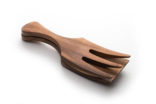 Ironwood Large Fruit and Salad Utensil Set, Acacia, 10" - La Cuisine