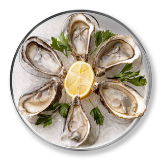 Outset Oyster Plate, Stainless Steel - La Cuisine