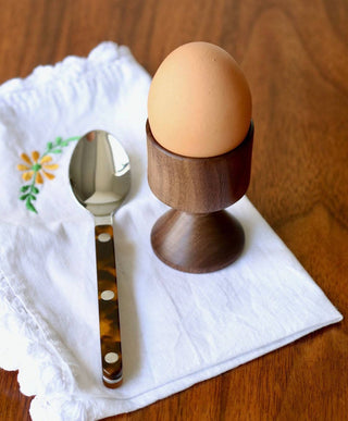 Walnut Wood Egg Cup - Kitchen Serving Utensil - La Cuisine
