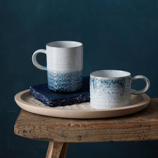 Kiln Blue Small Ridged Mug - La Cuisine