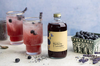 Blueberry and Lavender Cocktail Mixer and Mocktail Mixer, 16 fl oz - La Cuisine