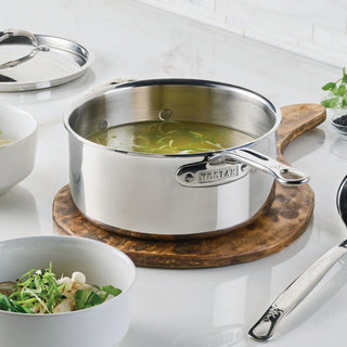Probond Luxe 4.0qt Covered Saucepan w/helper handle - La Cuisine