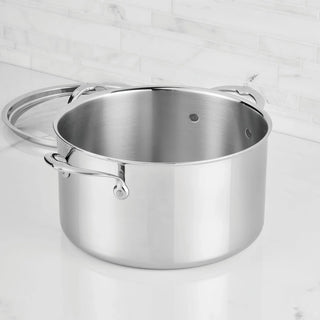 Probond Luxe Stainless Steel Stockpot with Lid, 12 QT - La Cuisine