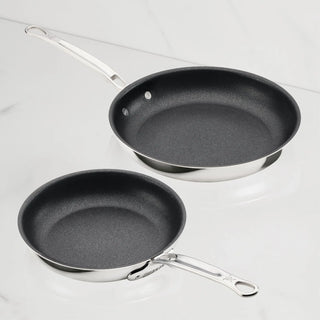 Set/2 ProBond Luxe TITUM Nonstick Skillets - La Cuisine