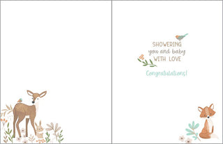Baby Greeting Card - Forest Animals - La Cuisine