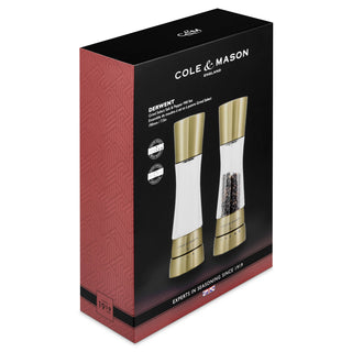 Cole & Mason Derwent Gold Salt & Pepper Mill - La Cuisine