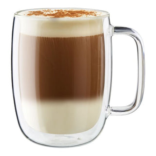 15 oz Latte Glass Mug Set/2 - La Cuisine