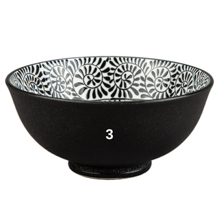 Bellissimo Bowls, Black & White Assorted - Sold Individually - La Cuisine