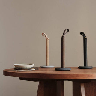 Grab kitchen roll holder, smoked oak - La Cuisine