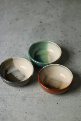 Handmade Ceramic Ramekin Dish: Forest Green