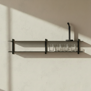 Grab kitchen roll holder, black - La Cuisine