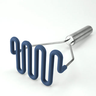 Silicone Potato Masher - Deep Indigo - La Cuisine