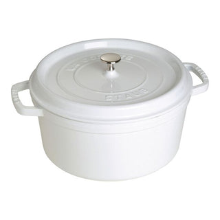 Dutch Oven Round 7 QT White - La Cuisine