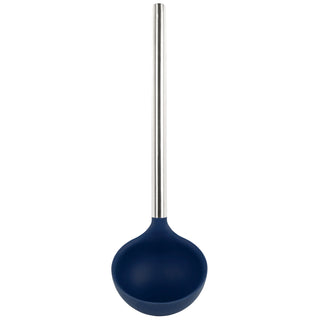 Silicone & Stainless Steel Ladle - Deep Indigo - La Cuisine