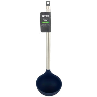 Silicone & Stainless Steel Ladle - Deep Indigo - La Cuisine