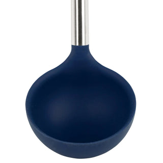 Silicone & Stainless Steel Ladle - Deep Indigo - La Cuisine