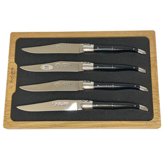 Ebony Steak Knives, Set/4