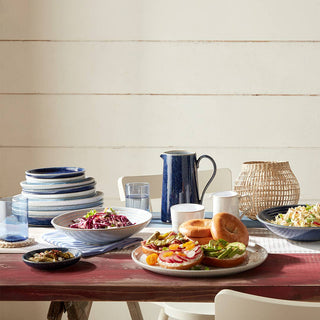 Studio Blue Pebble Medium Ridged Bowl