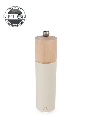 Boreal Salt Mill, Wood, Feather White, 21 cm - 8in - La Cuisine