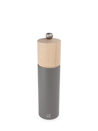 Manual Beech Wood Pepper Mill in Rock Grey, 21cm - 8in - La Cuisine