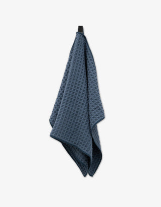 Midnight Blue Waffle Hand Towel - La Cuisine