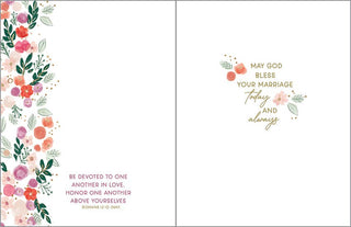 With Scripture Wedding Greeting Card - Tiered Love Cake - La Cuisine