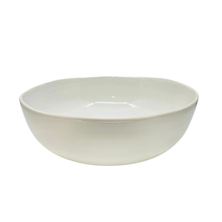 Organic Shape Serving Bowl, White - La Cuisine