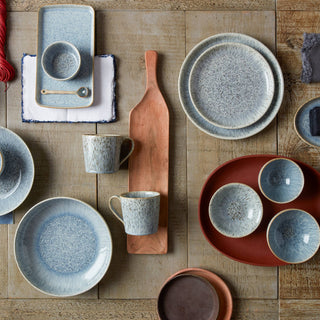 Halo Speckle Dinner Plates, Set/4