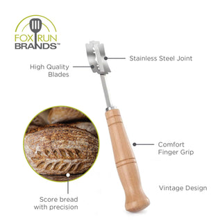 Stainless Steel Bread Lame, 15 Blades