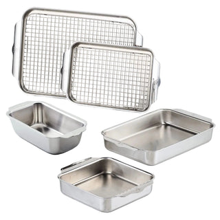 OvenBond Tri-ply Gourmet Essentials Stainless Steel, Set/7