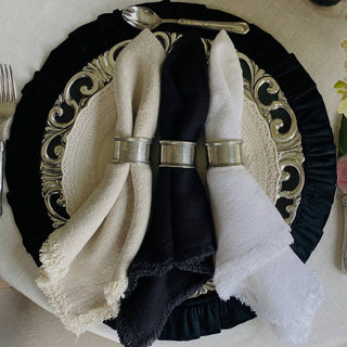 Provence Linen Napkin with Fringe - La Cuisine