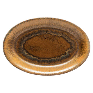 Poterie Oval Platter, Mocha
