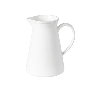 Costa Nova Friso Creamer 6.8oz white ceramic mug with 2203 MUGS label and modern design, perfect for coffee or tea.