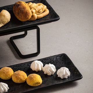 Boutique Rectangular Tray, Black Lagoon