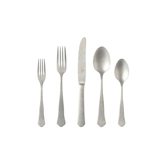 Prado Vintage Brushed Flatware, 5pc