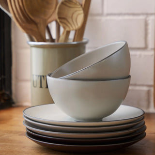 Costa Nova Stacked Organic Cereal and Soup Bowl from 2201 Dinnerware collection, featuring a modern organic design.