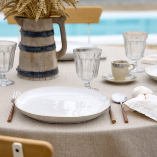 Dinner Plate Round, Brisa (Branca White)