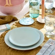Dinner Plate Arenito - Aqua Blue