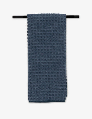 Midnight Blue Waffle Hand Towel - La Cuisine
